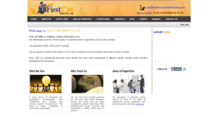 Desktop Screenshot of firstcallhrm.com